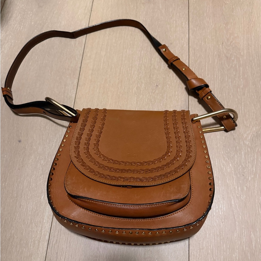 Chloe Tan Leather Crossbody Bag
